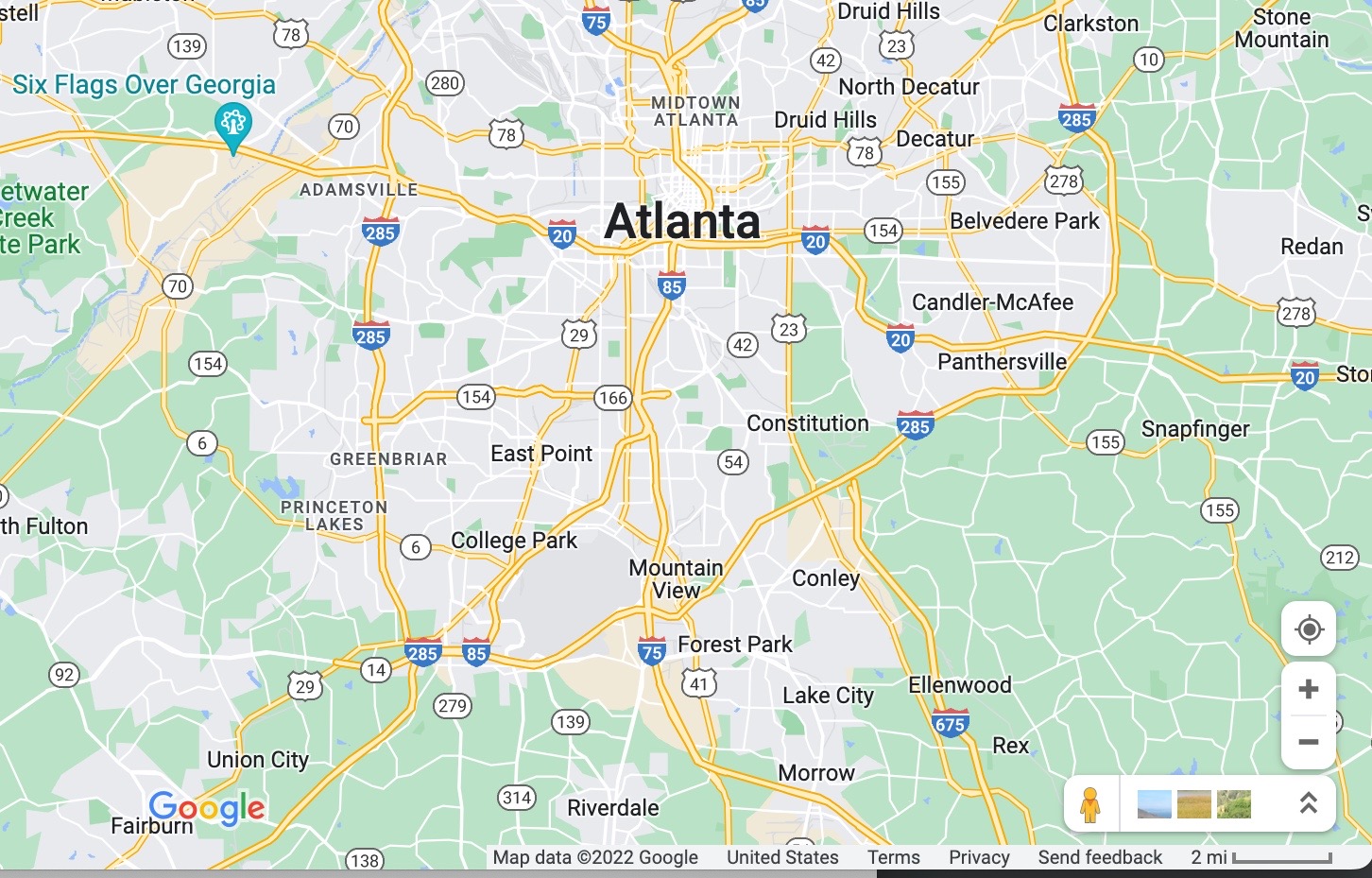 Atlanta Map